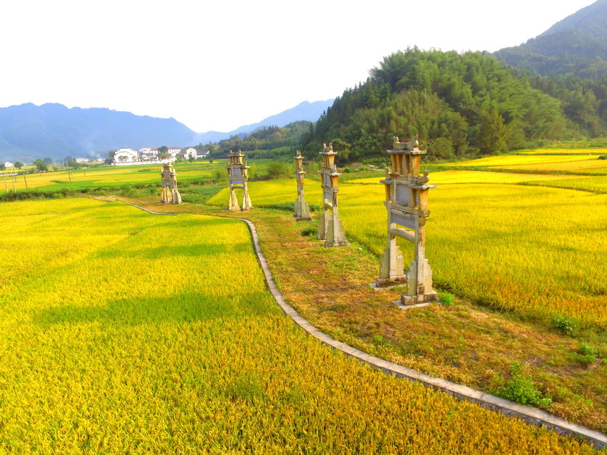 永丰乡岭下村古牌坊群